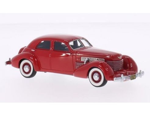 Neo Scale Models NEO45740 CORD 812 SUPERCHARGED SEDAN 1937 RED 1:43 Modellino