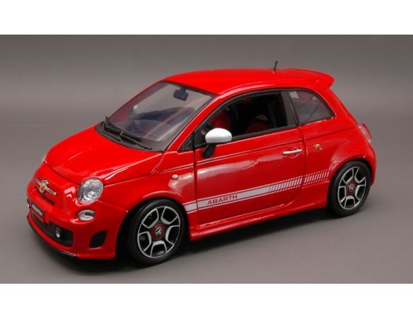 Bburago BU12078R ABARTH NUOVA 500 2008 RED 1:18 Modellino