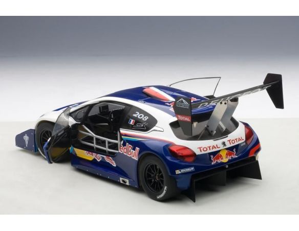 Auto Art / Gateway AA81354 PEUGEOT 208 T16 PIKES PEAK 2013 RED BULL 1:18 Modellino