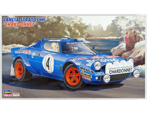Hasegawa HG20217 LANCIA STRATOS N.4 WINNER MONTE CARLO 1979 B.DARNICHE-A.MAHE' KIT 1:24 Modellino