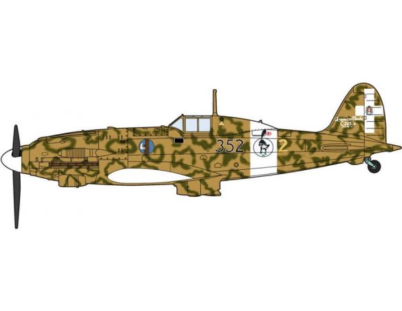 Hasegawa HG07405 MACCHI C.205 FOLGORE 155