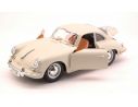 BBURAGO BU22079W PORSCHE 356 B COUPE  1961 WHITE-CREAM 1:24 Modellino