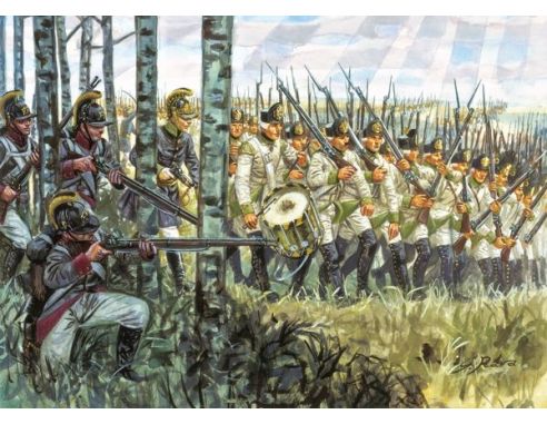Italeri IT6093 FANTERIA AUSTR.1798/1805 KIT 1:72 Modellino