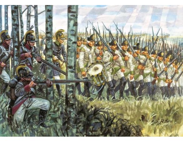 Italeri IT6093 FANTERIA AUSTR.1798/1805 KIT 1:72 Modellino