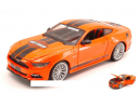 Maisto MI32188 FORD MUSTANG GT 2015 HARLEY DAVIDSON ORANGE 1:24 Modellino