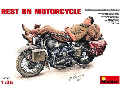 Miniart MIN35176 REST ON MOTORCYCLE KIT 1:35 Modellino