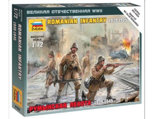Zvezda Z6163 ROMANIAN INFANTRY 1939-1945 KIT 1:72 Modellino