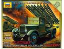 Zvezda Z6128 KATJUSHA SOVIET ROCKET LAUNCHER KIT 1:100 Modellino