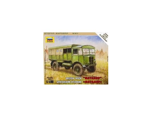 Zvezda Z6175 BRITISH WWII TRUCK MATADOR KIT 1:72 Modellino