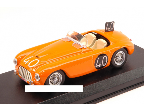 Art Model AM0204-2 FERRARI 166 MM SPIDER N.40 8th 24H SPA 1949 ROOSDORP-DE RIDDER 1:43 Modellino