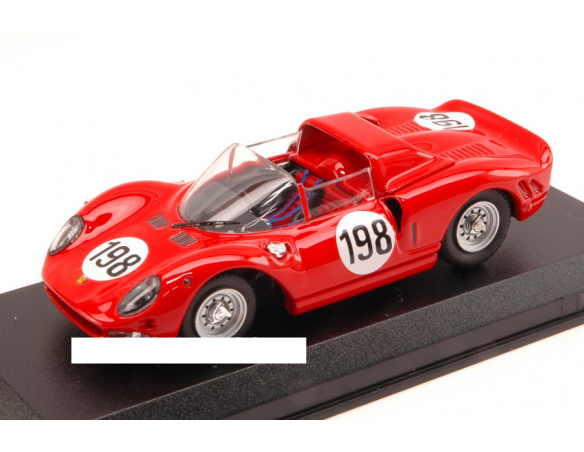 Best Model BT9593 FERRARI 275 P2 N.198 WINNER TARGA FLORIO 1965 BANDINI-VACCARELLA 1:43 Modellino