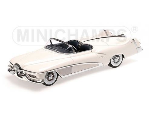 Minichamps PM107141231 BUICK LE SABRE 1951 WHITE 1:18 Modellino