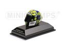 MINICHAMPS 398130086 CASCO HELMET AGV VALENTINO ROSSI TEST VALENCIA MOTOGP 2013 Modellino