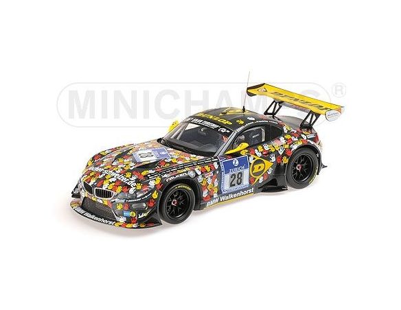 Minichamps PM151142328 BMW Z4 GT3 N.28 8th 24H NURBURGRING 2014 STUCK-SANDRITTER-ROSTEK 1:18 Modellino