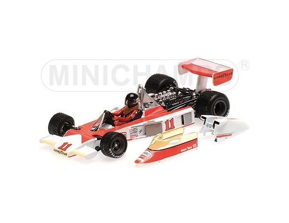 Minichamps PM530764391 MC LAREN FORD M23 J.HUNT 1976 N.11 JAPAN GP WORLD CHAMPION 1:43 Modellino