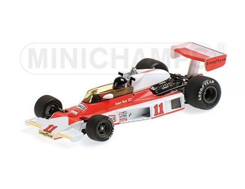 Minichamps PM436760011 MC LAREN FORD M23 J.HUNT 1976 N.11 WORLD CHAMPION 1:43 Modellino