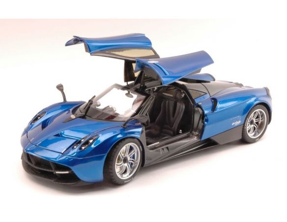 Welly WE0500BL PAGANI HUAYRA 2012 METALLIC BLUE/CARBON GT EDITION 1:18 Modellino