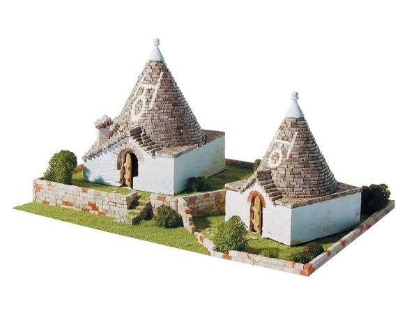 Aedes Ars ADS1257 TRULLI PUGLIESI DI ALBEROBELLO PCS 2800 KIT 1:80 Modellino