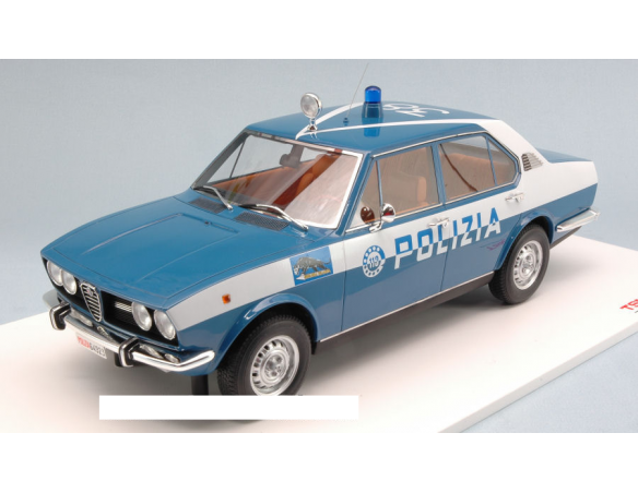 True Scale Miniatures TSM141833R ALFA ROMEO ALFETTA POLIZIA 4 FARI 1972 1:18 Modellino