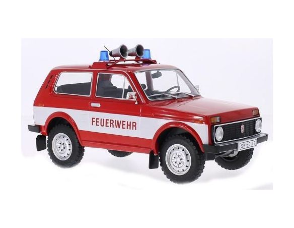 Mac Due MCG18006 LADA NIVA FIRE BRIGADE 1:18 Modellino