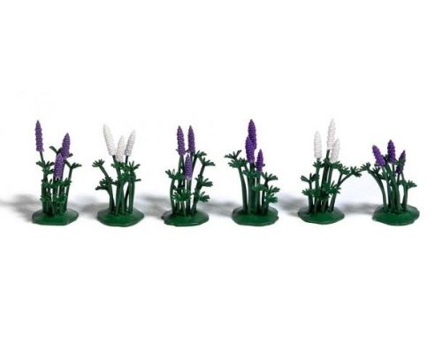 BUSCH 1245 PIANTE: 18 LUPINI SELVATICI HO Modellino