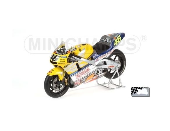 MINICHAMPS 123016176 HONDA NSR 500 VALENTINO ROSSI WORLD CHAMPION 2001 Modellino