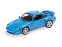 MINICHAMPS 436069270 PORSCHE 911 TURBO S 993 JUBILAUMSMODELL 1998 BLUE Modellino