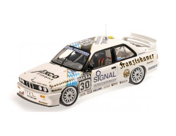 MINICHAMPS 180912030 BMW M3 E30 TEAM ISERT PRINZ LEOPOLD VON BAYERN NORISRRING RENNEN DTM 1991 Modellino