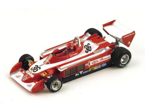 Spark Model S3897 ALFA ROMEO 177 V.BRAMBILLA 1979 N.36 12th ITALY GP 1:43 Modellino