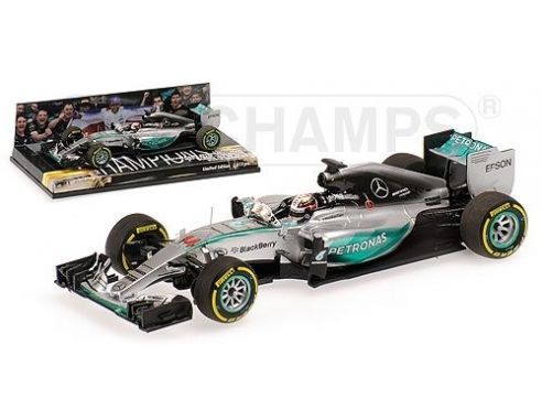 Minichamps PM417150444 MERCEDES L.HAMILTON 2015 N.44 WINNER USA GP 1:43 Modellino