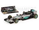 Minichamps PM417150444 MERCEDES L.HAMILTON 2015 N.44 WINNER USA GP 1:43 Modellino