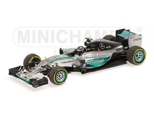 Minichamps PM417150106 MERCEDES W06 N.ROSBERG 2015 N.6 WINNER MONACO GP 1:43 Modellino
