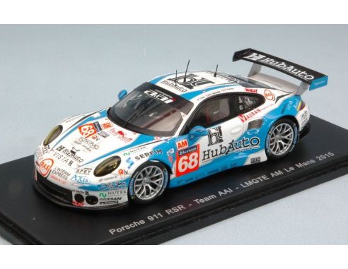 Spark Model S4671 PORSCHE 911 RSR N.68 35th LM 2015 HAN CHEN CHEN-VANNELET-PARISY 1:43 Modellino