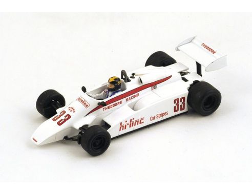 Spark Model S4315 THEODORE TY01 D.DALY 1982 N.33 14th SOUTH AFRICAN GP 1:43 Modellino
