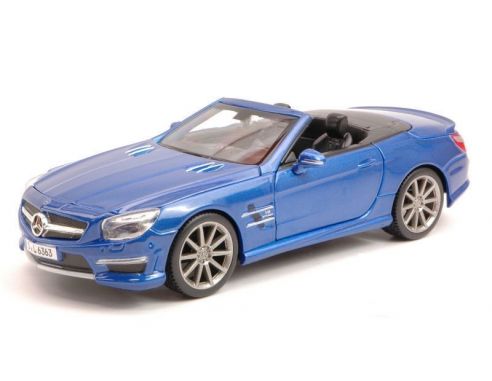 Maisto MI31503BL MERCEDES SL 63 AMG ROADSTER BLUE 1:24 Modellino