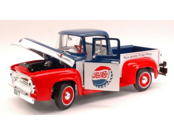 Auto World AW216 FORD F-100 1956 PEPSI COLA 1:18 Modellino