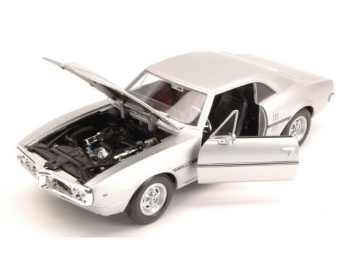 Welly WE2502S PONTIAC FIREBIRD 1967 SILVER 1:24 Modellino