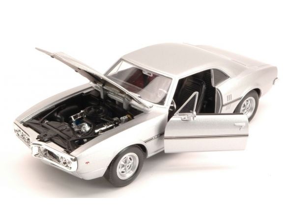 Welly WE2502S PONTIAC FIREBIRD 1967 SILVER 1:24 Modellino