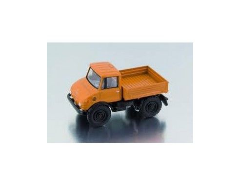 Bub 05775 UNIMOG 406 PICK-UP TRUCK ORANGE 1/87 Modellino