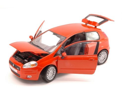 Cararama Motorama CA9297OR FIAT GRANDE PUNTO 2006 ORANGE 1:24 Modellino