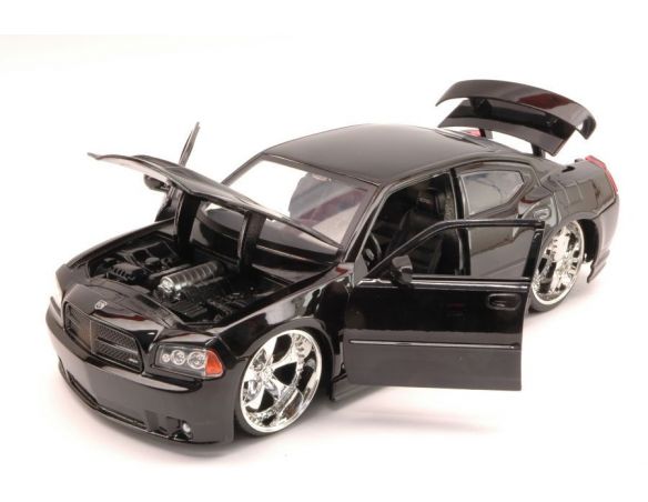 Jada JADA90796BK DODGE CHARGER SRT8 2006 BLACK 1:24 Modellino