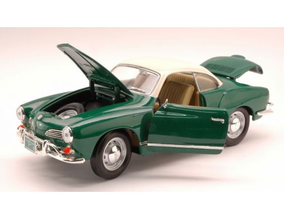 Yat Ming YM92198GR VW KARMANN GHIA 1966 GREEN 1:18 Modellino