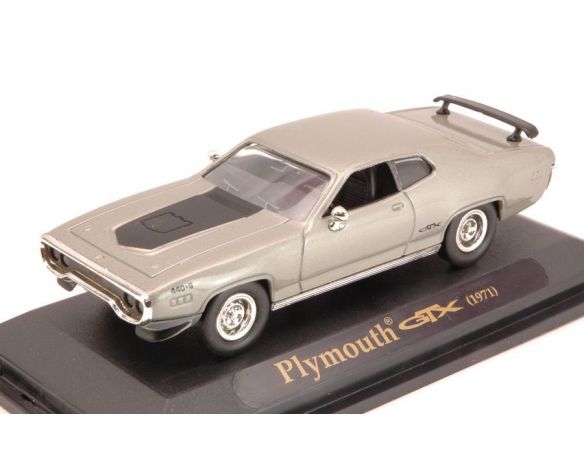 Yat Ming YM94218S PLYMOUTH GTX 1971 SILVER 1:43 Modellino