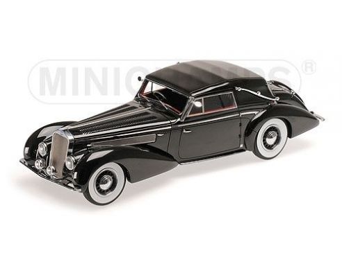 MINICHAMPS 107115131 DELAGE D8-120 CABRIOLET 1939 BLACK Modellino
