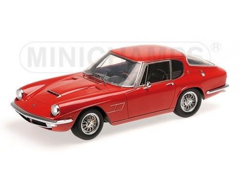 Minichamps PM107123422 MASERATI MISTRAL 1963 RED 1:18 Modellino
