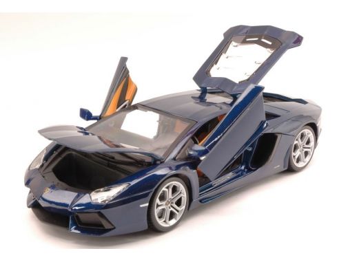 Bburago BU11033BL LAMBORGHINI AVENTADOR LP700-4 2011 BLUE 1:18 Modellino