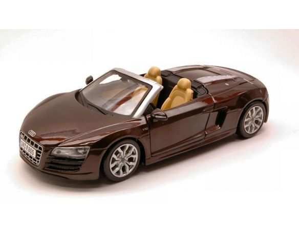 Maisto MI31204BR AUDI R8 SPYDER 2009 BROWN 1:24 Modellino