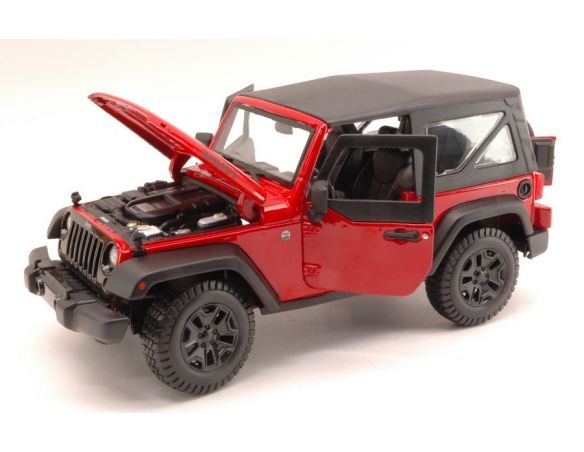 Maisto MI31676R JEEP WRANGLER 2014 RED 1:18 Modellino