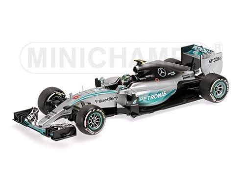 Minichamps PM110150006 MERCEDES W06 N.ROSBERG 2015 N.6 2nd AUSTRALIAN GP 1:18 Modellino