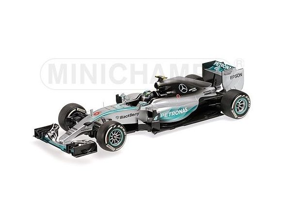 Minichamps PM110150006 MERCEDES W06 N.ROSBERG 2015 N.6 2nd AUSTRALIAN GP 1:18 Modellino